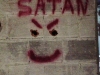 Satan graffiti